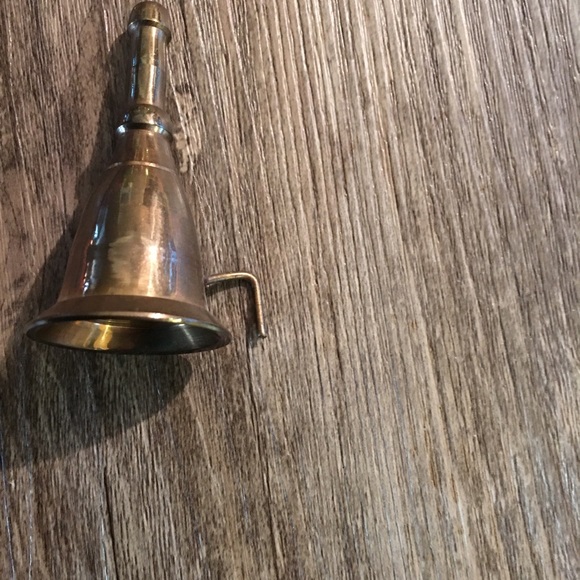 Candle Stick Holder w-Snuffer - Brass - Picture 2 of 8